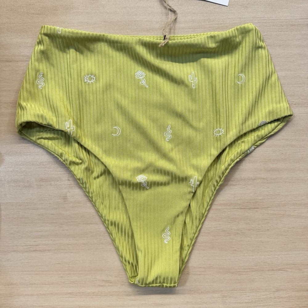 NWT Desert Dreamer Green Bikini Bottom Swim Bottom Women's Large
